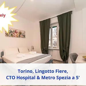 2 Homely - Lingotto Fiere, Cto Hospital & Metro Spezia A 5' Appartamento Torino
